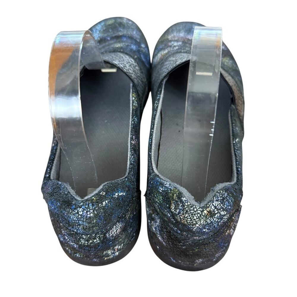 Alegria Glee Quarry Crackle Leather Slip On Comfort Shoes Flats Loafers 40 / 10 - Picture 10 of 16